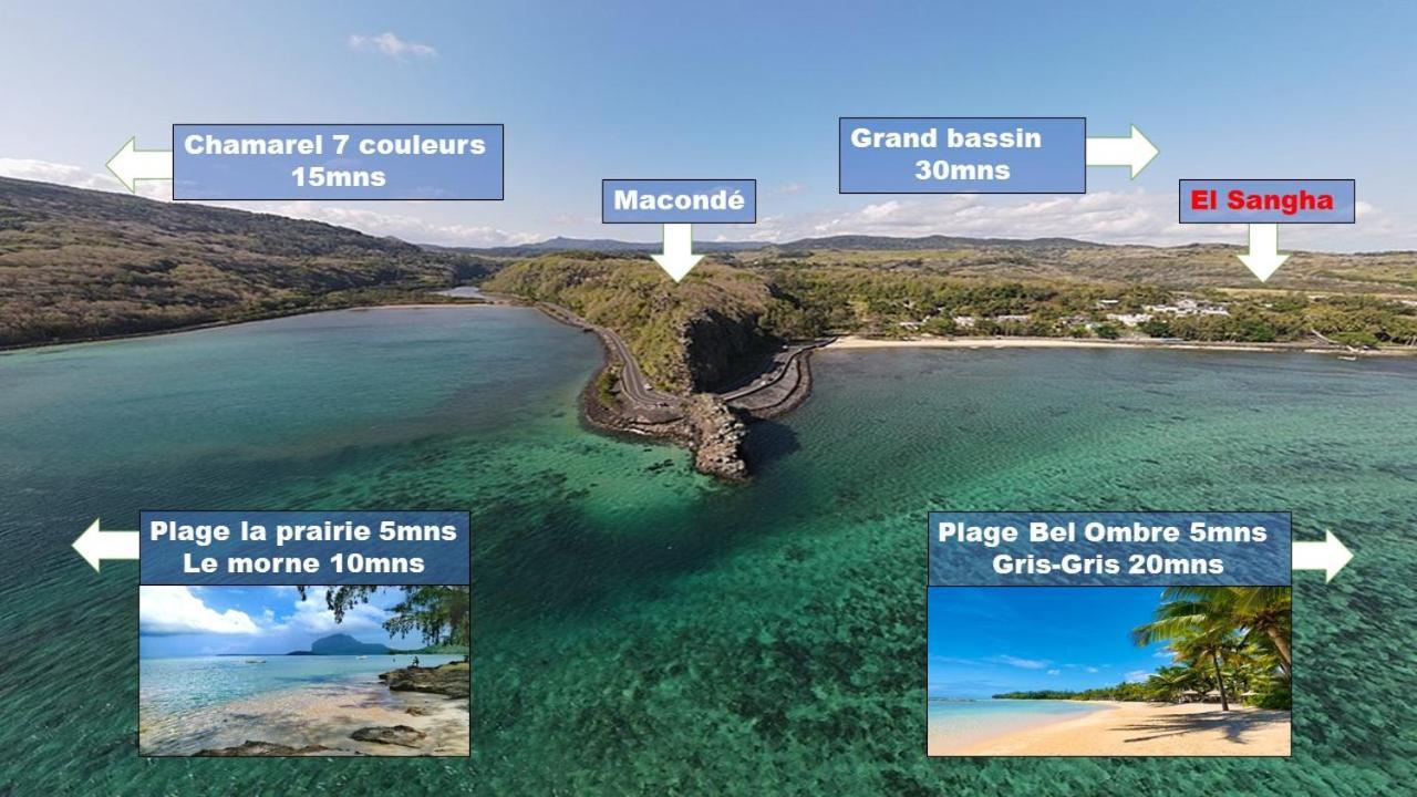 El-Sangha Studio 2Mina Pieds De La Plage De Baie Du Cap Ruisseau Creole Bagian luar foto